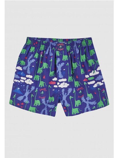 Cleptomanicx Boxershort Dinos violett