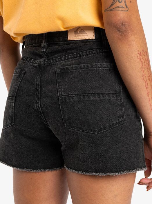 Quiksilver Women Short&#x20;Denim&#x20;Shorts&#x20;black