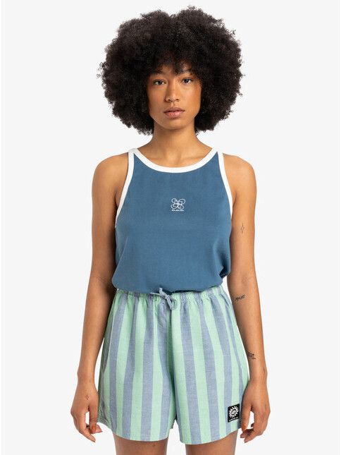 Quiksilver Women Short AOP Volley green spruce stripe