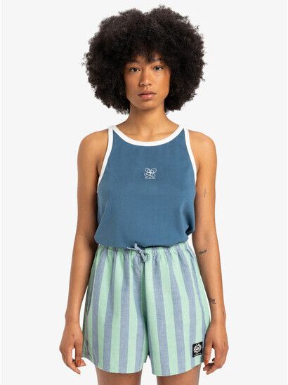 Quiksilver Women Short AOP Volley green spruce stripe