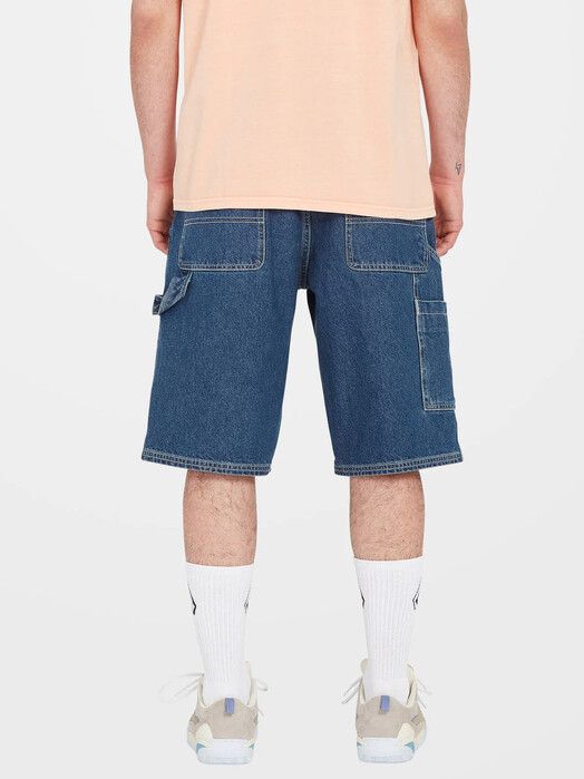 Volcom Short&#x20;Labored&#x20;Denim&#x20;Utility&#x20;Short&#x20;indigo&#x20;ridge