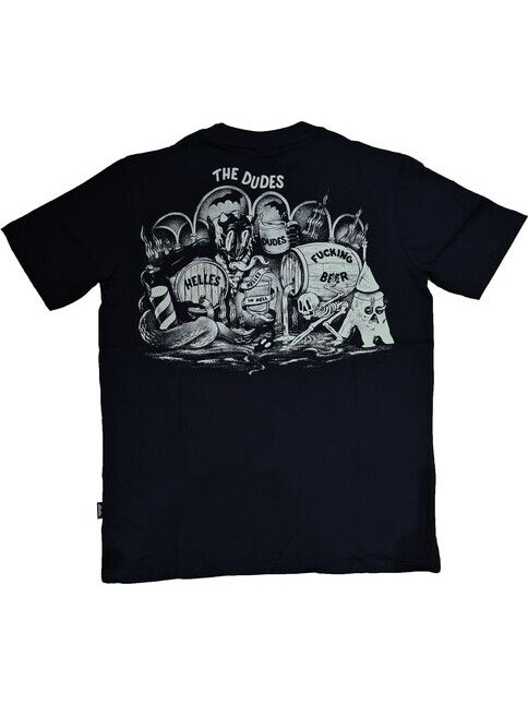 The Dudes T-Shirt Helles in Hell black