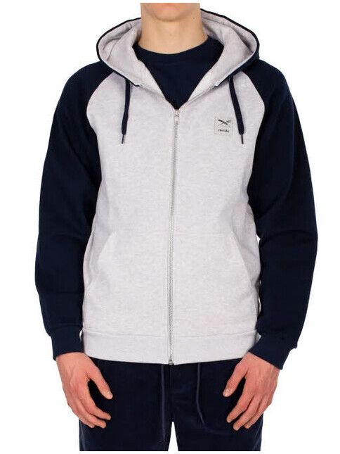 iriedaily Zipper De College 2 Zip Hood ash heather