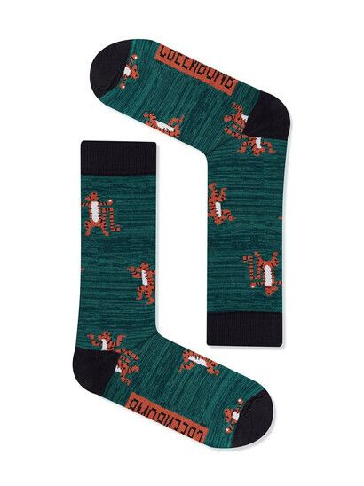 GreenBomb Socken Animal Dancing Tiger green