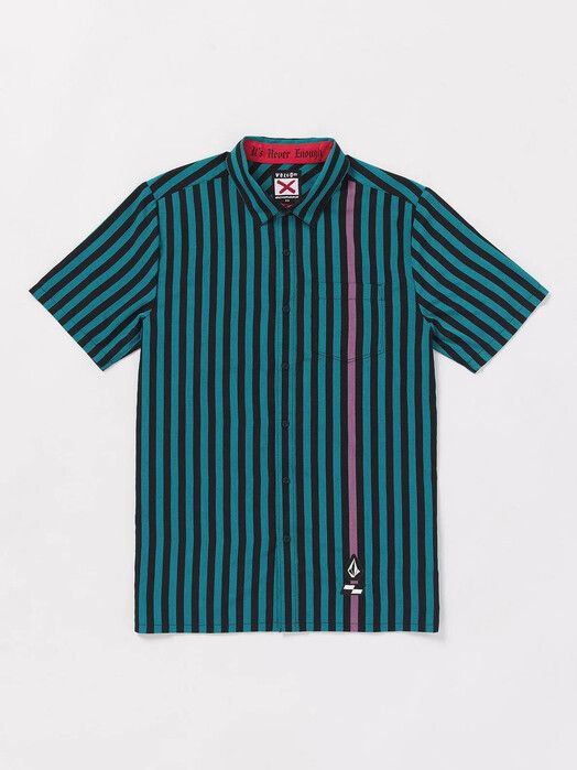 Volcom Hemd&#x20;Schroff&#x20;X&#x20;Volcom&#x20;Stripe&#x20;dusty&#x20;aqua