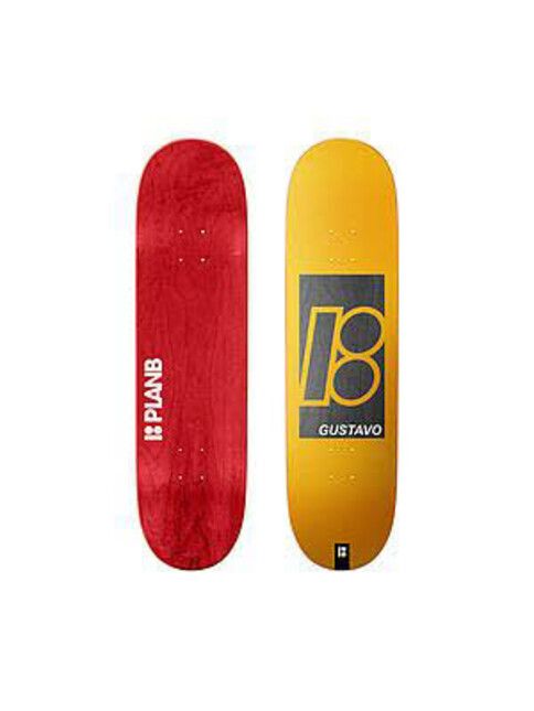 PLAN B Skateboard Engrained Gustavo 8.5x32.125