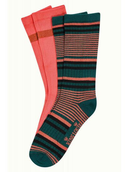 King Louie Socken Socks 2-Pack Icon pine green