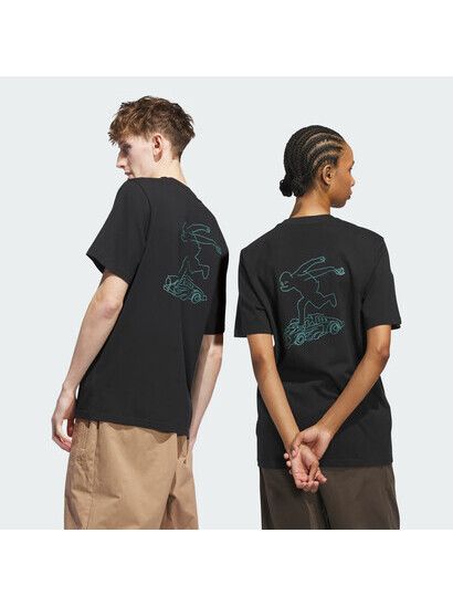 Adidas T-Shirt Shmoofoil Gonz Speedy black/preloved tea