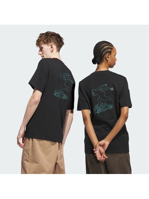 Adidas T-Shirt Shmoofoil Gonz Speedy black/preloved tea