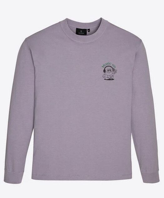 Recolution Longsleeve&#x20;Papaya&#x20;Music&#x20;grey&#x20;lilac