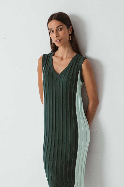 Skunkfunk Kleid&#x20;Agus&#x20;deep&#x20;green