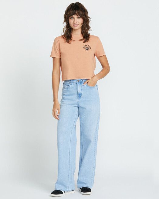 Volcom T-Shirt&#x20;Dial&#x20;Crop&#x20;T-Shirt