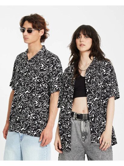 Volcom Hemd Filip Rygalski Shirt black