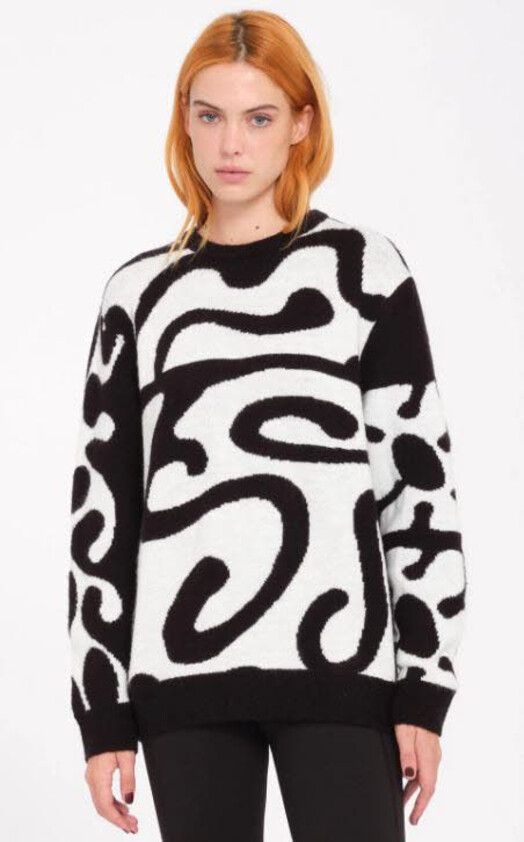 Volcom Sweater&#x20;FA&#x20;Zephyr&#x20;black-white