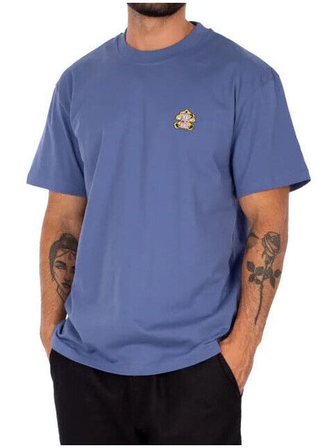 iriedaily T-Shirt Coffeelectric Emb Tee dove blue