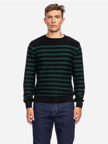 ATO Berlin Pullover Logan black/green