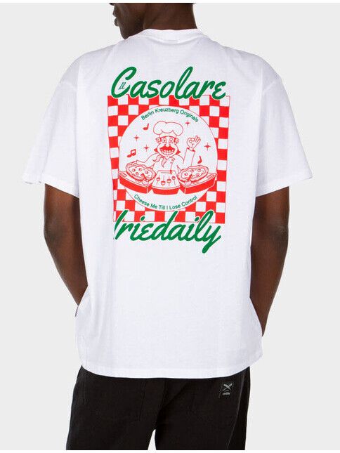 iriedaily T-Shirt ID x Casolare DJ Tee white