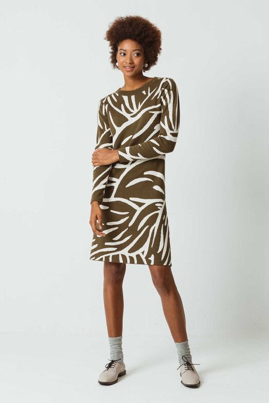 Skunkfunk Kleid&#x20;Nereide&#x20;Dress&#x20;dark&#x20;olive