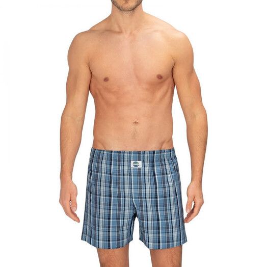 Deal Boxershort&#x20;Check&#x20;blau&#x20;kariert