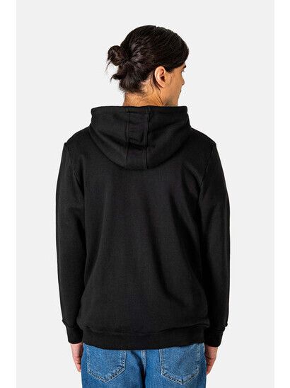 Reell Zipper Staple Terry Zip Hoodie deep black