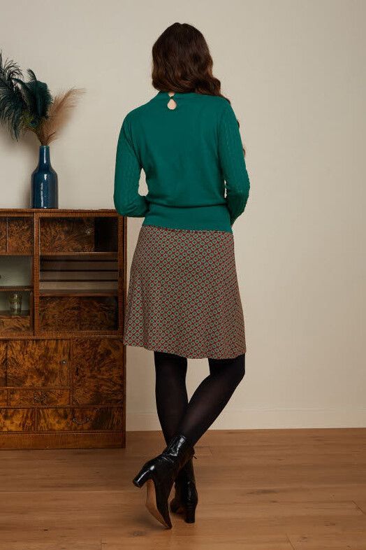 King Louie Pullover&#x20;Agnes&#x20;Top&#x20;Club&#x20;antique&#x20;green