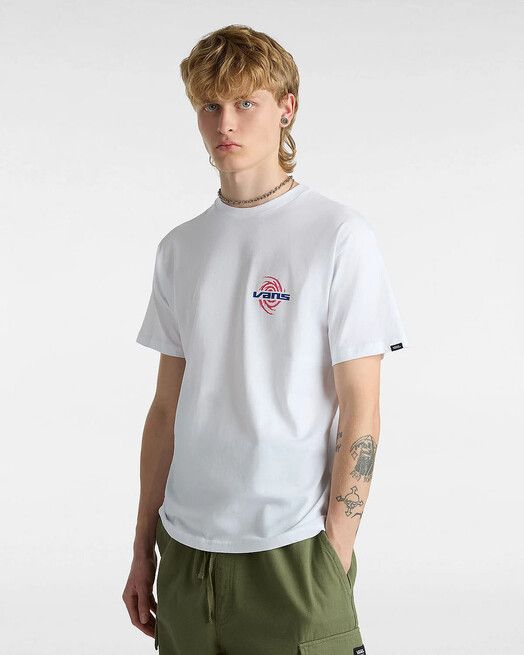 Vans T-Shirt&#x20;Wormhole&#x20;Warped&#x20;white