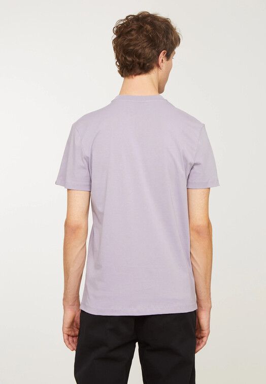 Recolution T-Shirt&#x20;Agave&#x20;Bike&#x20;Letters&#x20;grey&#x20;lilac