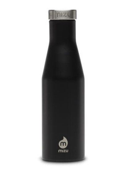 Mizu Trinkflasche S4 Black EL w SST Cap