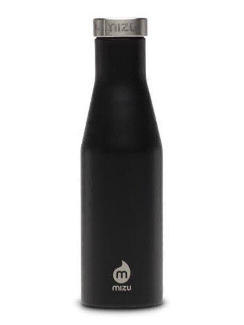 Mizu Trinkflasche S4 Black EL w SST Cap