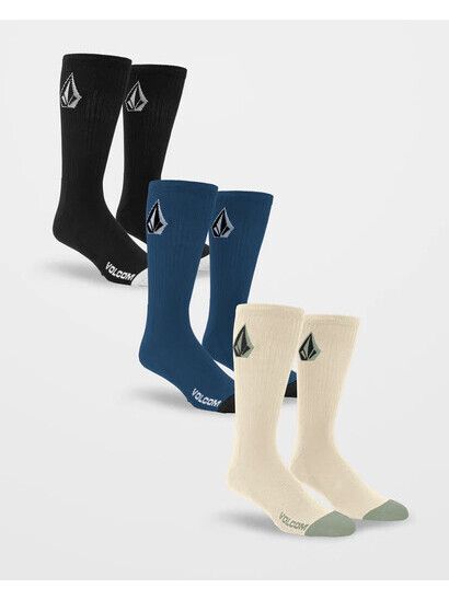 Volcom Socken Full Stone Sock 3 Pack pale khaki