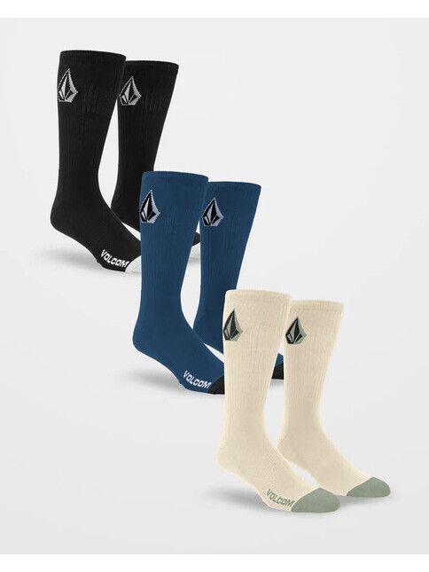 Volcom Socken Full Stone Sock 3 Pack pale khaki