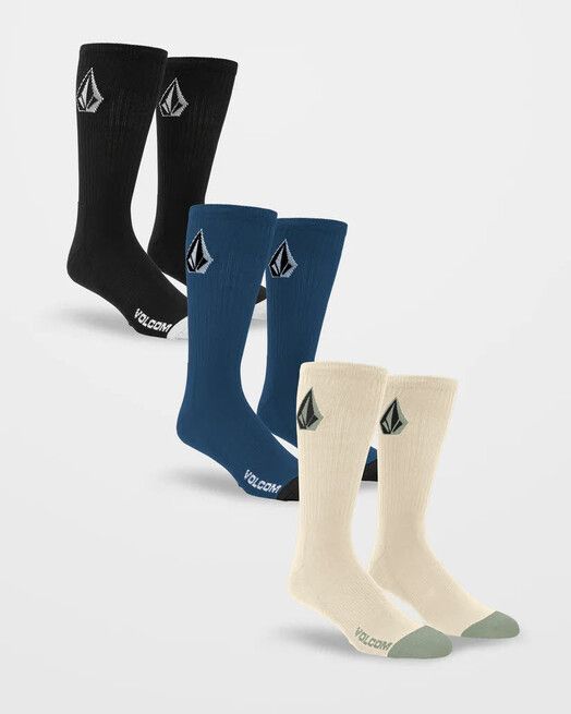 Volcom Socken&#x20;Full&#x20;Stone&#x20;Sock&#x20;3&#x20;Pack&#x20;pale&#x20;khaki