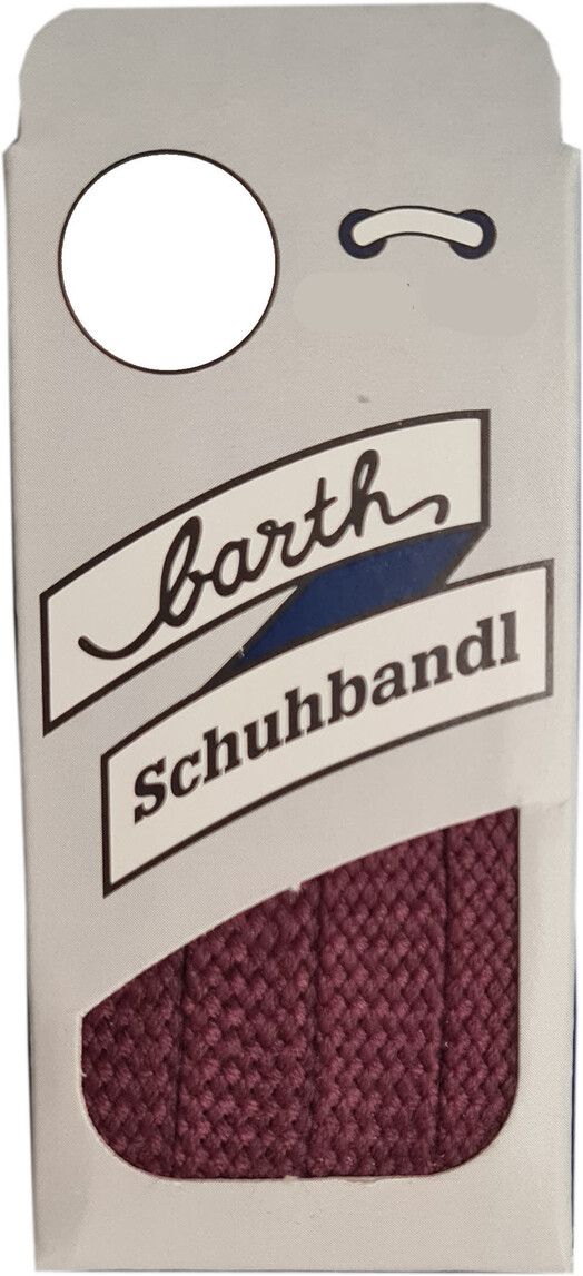 Barth Schuhbandl Schn&#x00FC;rsenkel&#x20;Sport&#x20;flach&#x20;weinrot