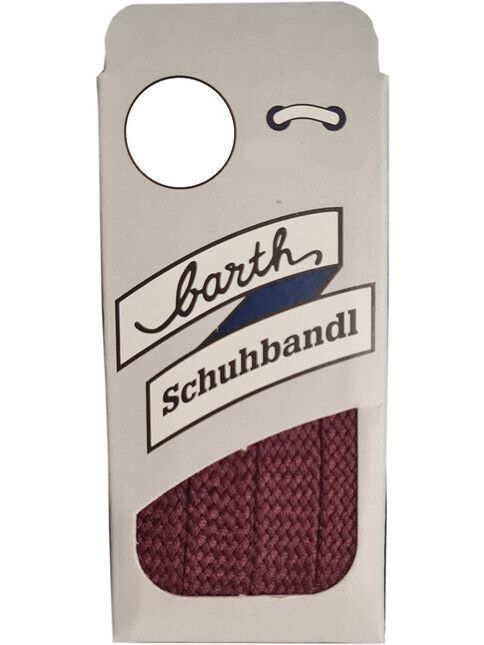 Barth Schuhbandl Schnürsenkel Sport flach weinrot