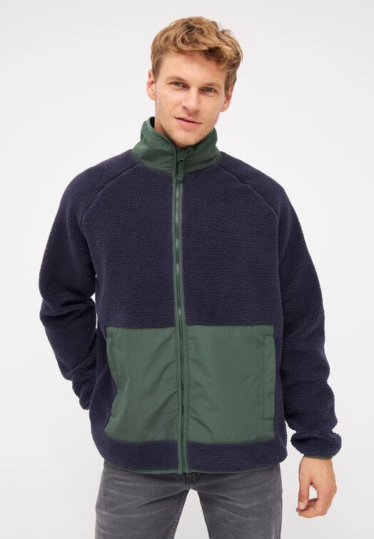 Derbe Jacke&#x20;Kuschelby&#x20;navy&#x2F;kombu&#x20;green