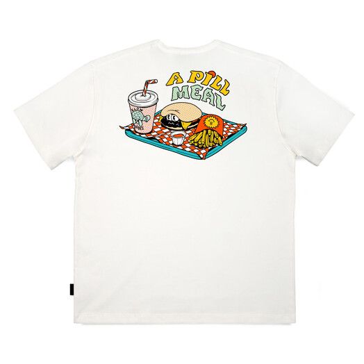 The Dudes T-Shirt&#x20;A&#x20;Pill&#x20;Meal&#x20;off-white