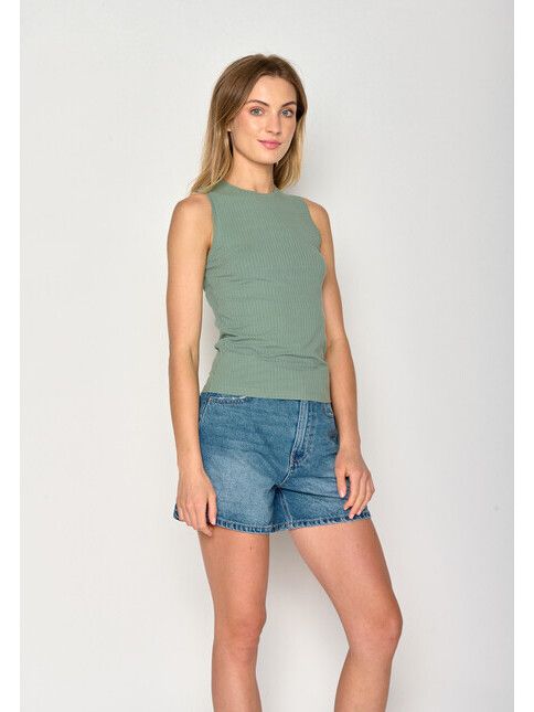 GreenBomb Top Few pale green