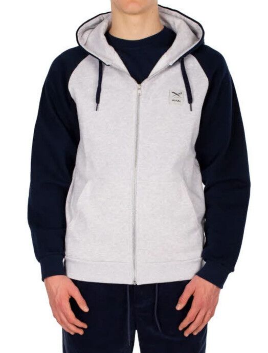 iriedaily Zipper&#x20;De&#x20;College&#x20;2&#x20;Zip&#x20;Hood&#x20;ash&#x20;heather