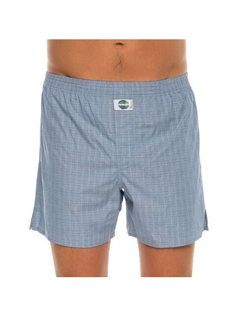 Deal Boxershort Check Blau Kariert