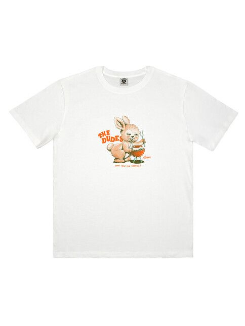 The Dudes T-Shirt Bunny off-white