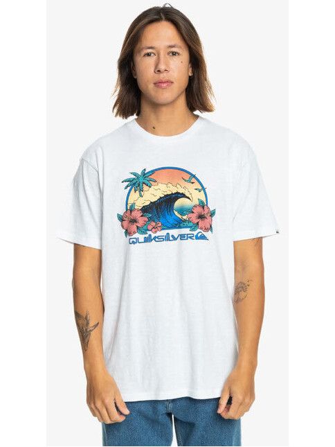 Quiksilver T-Shirt Riding Today white