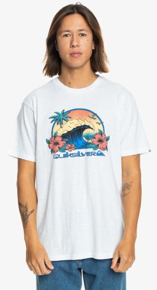 Quiksilver T-Shirt&#x20;Riding&#x20;Today&#x20;white