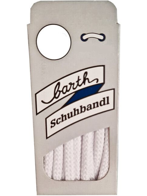 Barth Schuhbandl Schnürsenkel Sport Rund/Kordel weiß