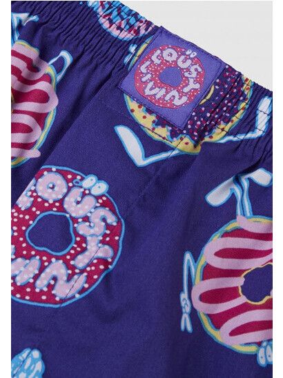 Cleptomanicx Boxershort Boxershort Donut purple