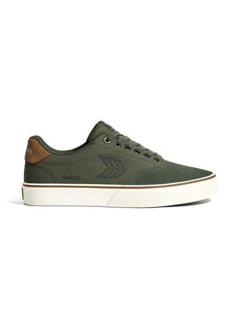 Cariuma Skateschuh Naioca Pro bronze green suede deep liche