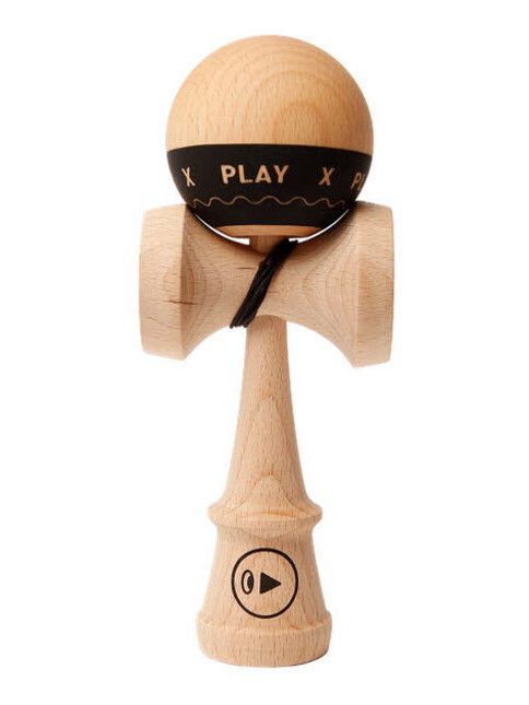 Kendama Geschicklichkeitsspiel Play X Grip black nature