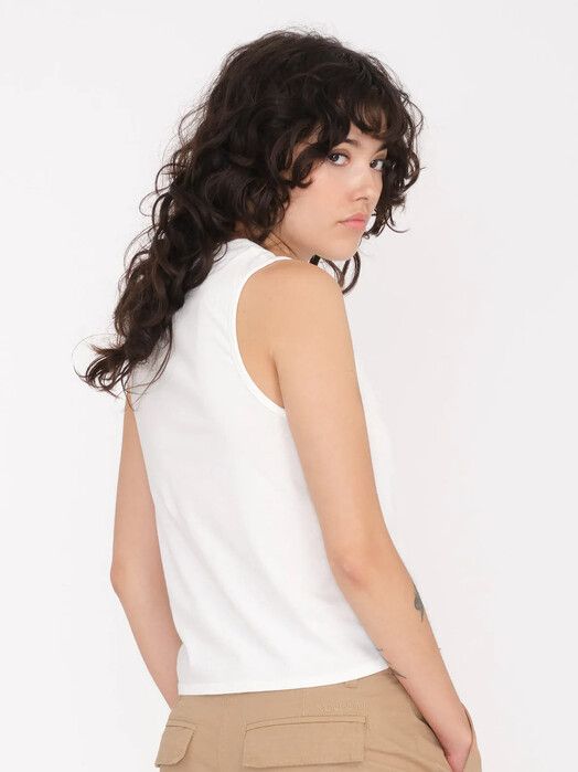 Volcom Top&#x20;Arthur&#x20;Longo&#x20;Tank&#x20;Tee&#x20;star&#x20;white