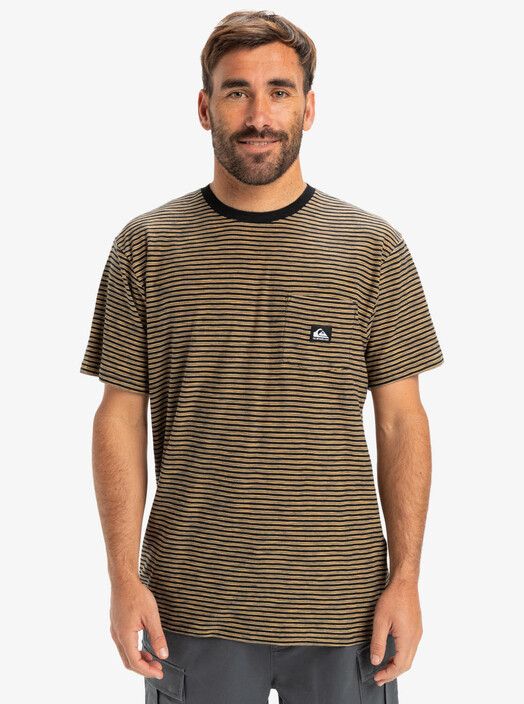 Quiksilver T-Shirt&#x20;Kentin&#x20;Pocket&#x20;black&#x20;stripes