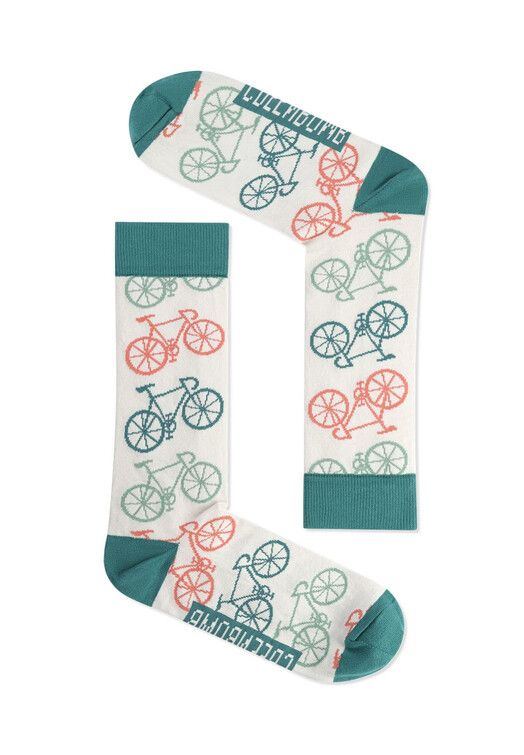 GreenBomb Socken&#x20;Bike&#x20;Big&#x20;white