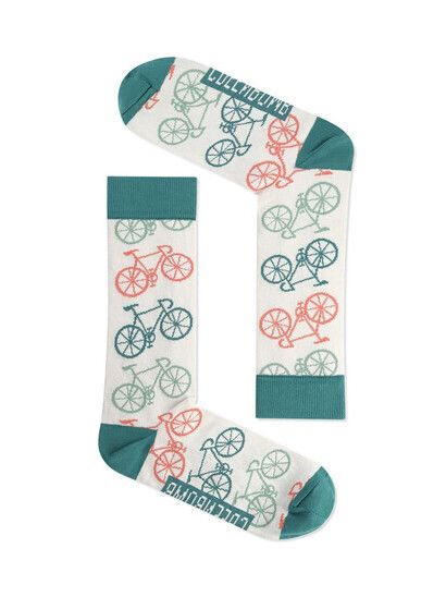 GreenBomb Socken Bike Big white